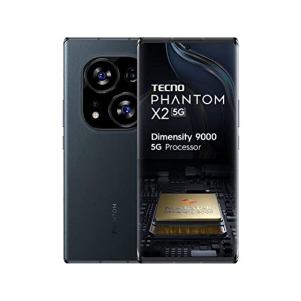 (Renewed) Tecno Phantom X2 5G Stardust Grey (8GB RAM,256GB Storage) | World's 1st 4nm Dimensity 9000 5G Processor | Dual Curved AMOLED Display | 64MP RGBW Camera